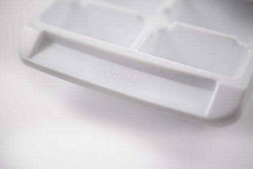 Kitch Buz Tepsisi Kolay Açılır Beyaz Buz Küpü Tepsileri, 16 Küp (2'li Paket) (2867-WHT-2)