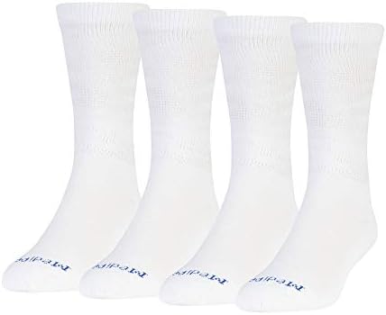 MediPeds Erkek Coolmax Mürettebat Çorapları, 4'lü Paket