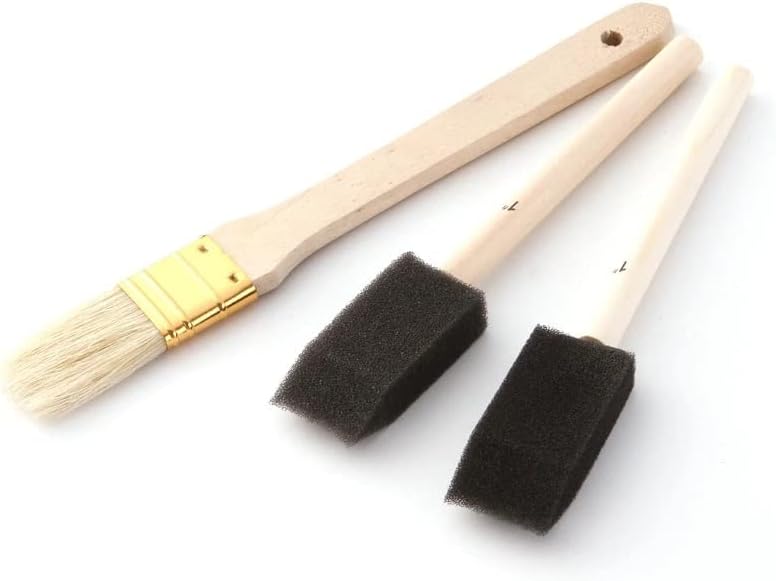 MİAOHY Minyatür Fırça Kalem Seti Naylon Saç Fırçası Yağı Profesyonel Suluboya Aracı (Renk : Siyah, Boyut: 15 Adet)