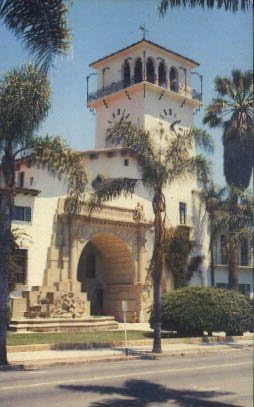 Santa Barbara, Kaliforniya Kartpostalı