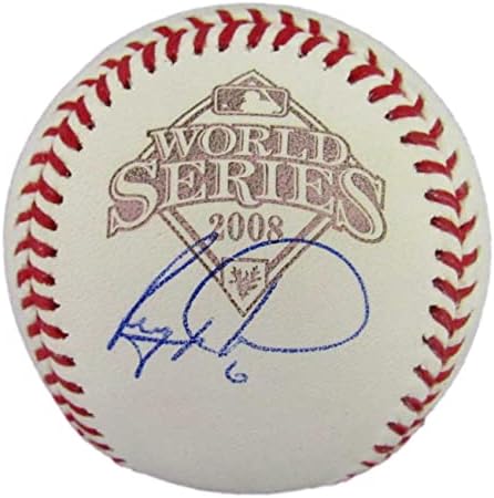 Ryan Howard Philadelphia Phillies, 2008 DÜNYA SERİSİ Beyzbol JSA 165160 İmzalı Beyzbol Toplarını İmzaladı