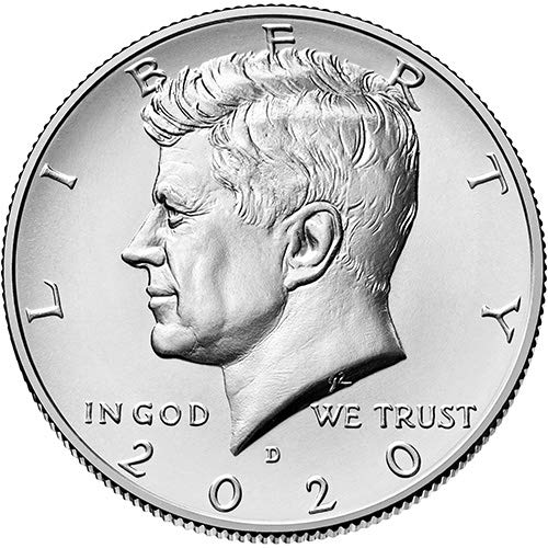 2020 D BU Kennedy Yarım Dolar Seçimi Dolaşımsız ABD Darphanesi