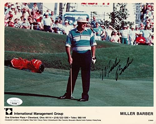 Miller Barber Golf Legend, JSA COA İmzalı 8x10 Fotoğraf İmzaladı - İmzalı Golf Fotoğrafları