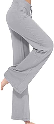 Yüksek Bel Egzersiz Tayt Kadınlar için Dize Beraberlik Renk Pantolon Yoga Rahat t Moda Katı Pantolon egzersiz pantolonları