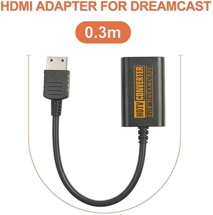 HDMI Uyumlu Dönüştürücü Adaptör Sega Dreamcast Konsolları HDMI Uyumlu/HD Bağlantı Kablosu Dreamcast 480İ,480P,576İ