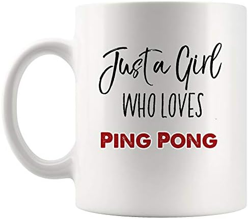 Sadece Bir Kız Aşk Ping Pong Kupa Kahve Fincanı çay bardağı Hediye / Kadın Küçük Büyük Kardeş Teyze Anne Anne Oyunu