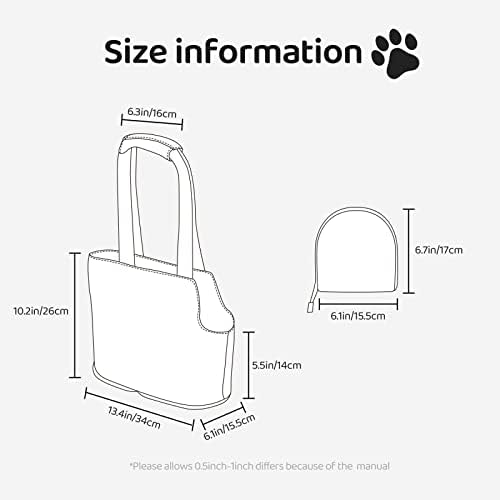 Yumuşak Taraflı Seyahat Pet Taşıyıcı Tote El Çantası Sevimli-Narwhal-Mavi-Giltter Taşınabilir Küçük Köpek / Kedi