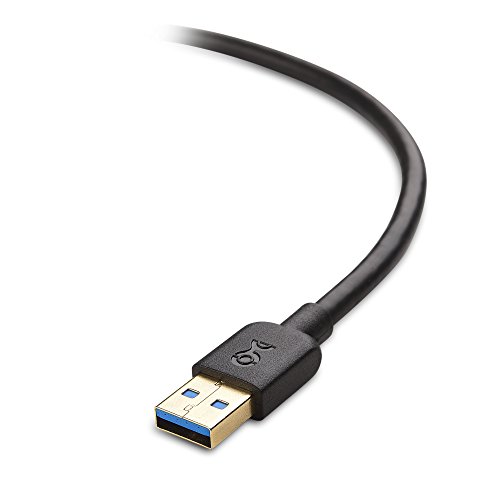 Kablo Önemlidir USB 3.0 Kablosu (USB 3 Kablosu, USB 3.0 A'dan B'ye Kablo) Siyah 6 ft