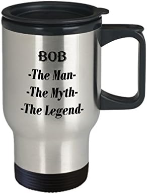 Bob - adam efsane efsane harika kahve kupa hediye-14oz seyahat kupa
