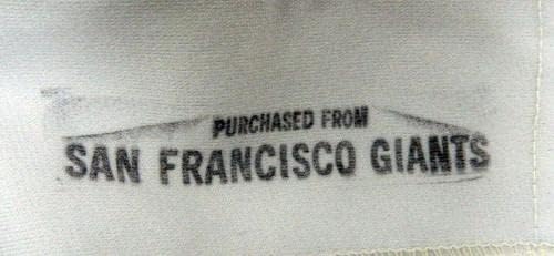 1992 San Francisco Giants Bob Lillis 5 Oyun Kullanılmış Beyaz Forma DP08467 - Oyun Kullanılmış MLB Formaları