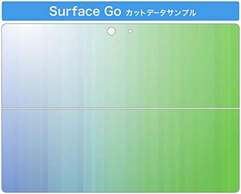 ıgstıcker Çıkartması Kapak Microsoft Surface Go/Go 2 Ultra İnce Koruyucu Vücut Sticker Skins 001830 Basit Yeşil Yeşil