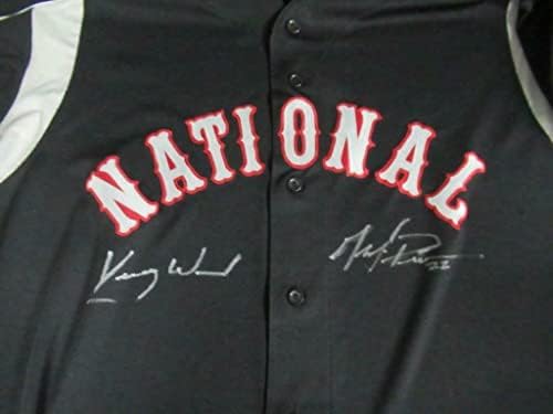 Kerry Wood Mark Önceden İmzalanmış 2003 Majestic All-Star Forması Otomatik PSA / DNA AK23355 İmzalı MLB Formaları