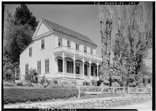 Tarihselfindings Fotoğraf: Thomas House, 220 Kuzey Okulu Caddesi, Grass Valley, Nevada İlçesi, Kaliforniya, CA