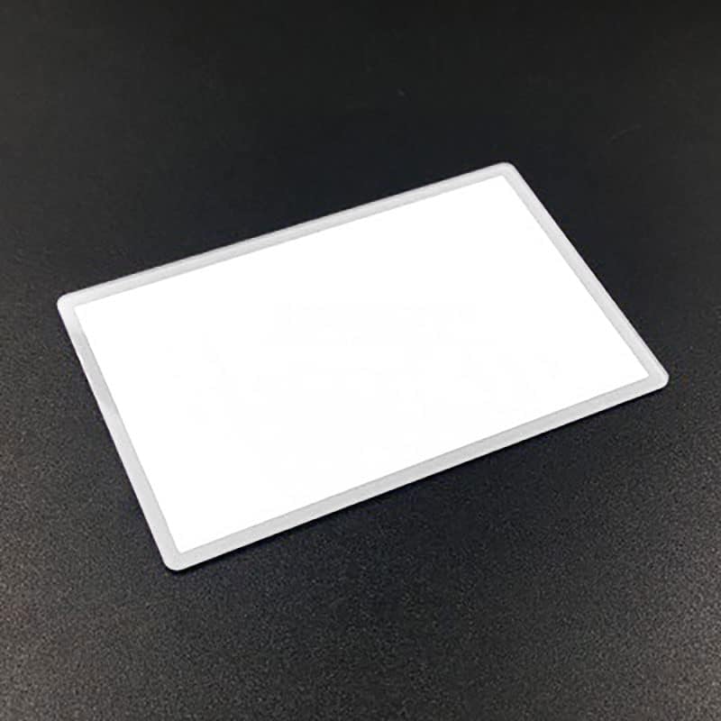 Üst Üst LCD Ekran lens camı ayna kapağı için Yedek Parça 2DS Konsolu Ön Çerçeve Koruyucu Ekran (Beyaz)
