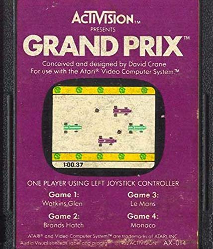 Grand Prix Atari 2600 Video Oyun Kartuşu