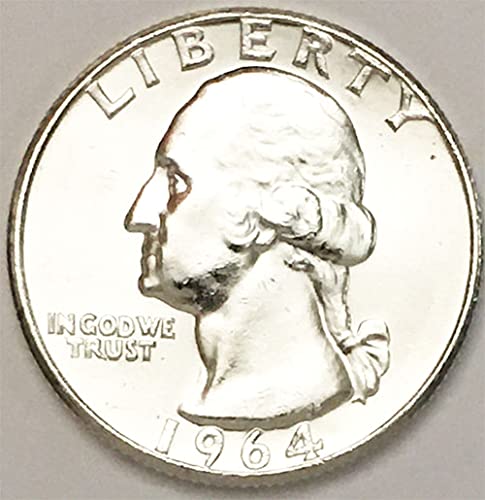 1964 P Gümüş BU Washington Çeyrek Seçimi Dolaşımsız ABD Darphanesi