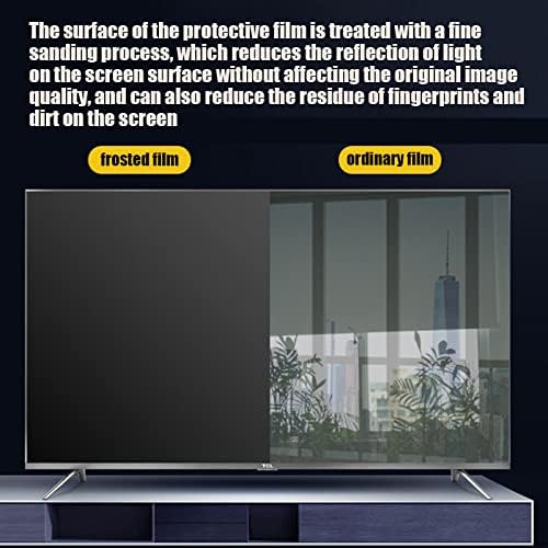 Mavi ışık TV Ekran Koruyucu Mat Parlama Önleyici Monitör Film Filtresi LCD, LED, 4K OLED ve QLED HDTV Ekranlar ve