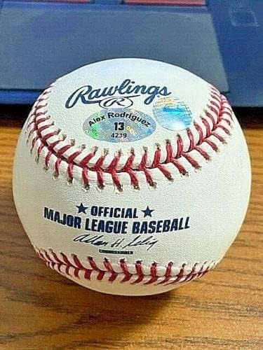 Alex Rodriguez 7 İmzalı Oml Yankees Stadyumu Logosu Beyzbol İmzaladı! Steiner! - İmzalı Beyzbol Topları