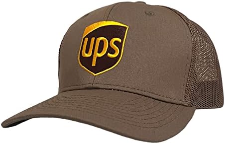 UPS Şapka Kamyon Şoförü Snapback Nefes Örgü ve Ter Bandı UPS Dişli