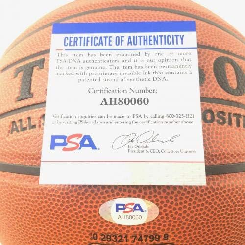 Andrew Bogut imzalı Spalding Basketbol PSA / DNA Savaşçıları İmzalı - İmzalı Basketbollar