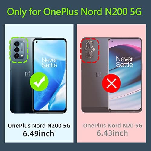 nancheng Oneplus Nord N200 5G Kılıf (6.49 inç), telefon kılıfı Nord N200 5G Sevimli Yumuşak Silikon Pembe Kapak Kızlar