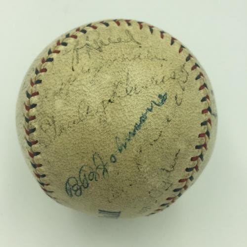 1924 Washington Senatörleri WS Champs Takımı Beyzbol İmzaladı Walter Johnson JSA COA İmzalı Beyzbol Topları