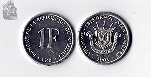 Afrika Yeni Afrika Yeni Burundi 1 Frangı Sikke 2003 Baskı Yabancı Para Hediye Koleksiyonu Botsvana 5 Westbi Sikke