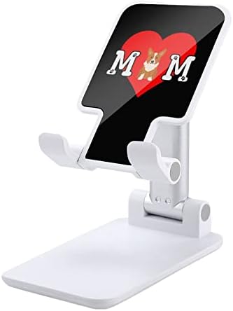 Corgi Köpek Anne Kalp Komik Katlanabilir Masaüstü Cep Telefonu Tutucu Taşınabilir Ayarlanabilir Standı Masası Aksesuarları
