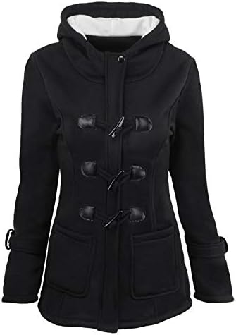 Kadın Kış Kalınlaşmak Palto Faux Kürk Hood Coat Peluş Yaka Kapşonlu Ceket Açık Moda Rahat Cep Giyim
