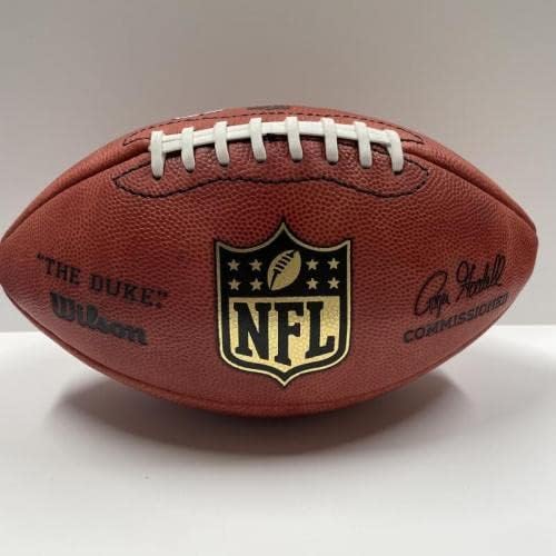 Rob Gronkowski 87 Tek İmzalı Resmi NFL The Duke Futbolu. - İmzalı Futbol Topları
