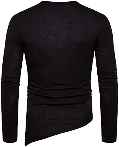 VEZAD Erkekler Yaz Yeni kısa kollu tişört Düzensiz Tasarım Örgü Örgülü Halat Bluz