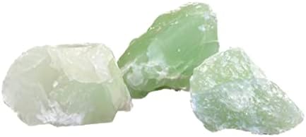 Mineralist Koleksiyonu Kristal Şifa Taşları, Kalsit Nane, 0.5 LB Doğal Kalsit Kayalar, Yüksek Enerji Kuvars Kristal