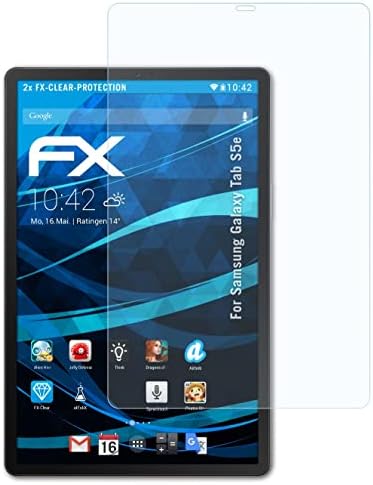 atFoliX Ekran Koruyucu Film ile Uyumlu Samsung Galaxy Tab S5e Ekran Koruyucu, Ultra Net FX koruyucu film (2X)