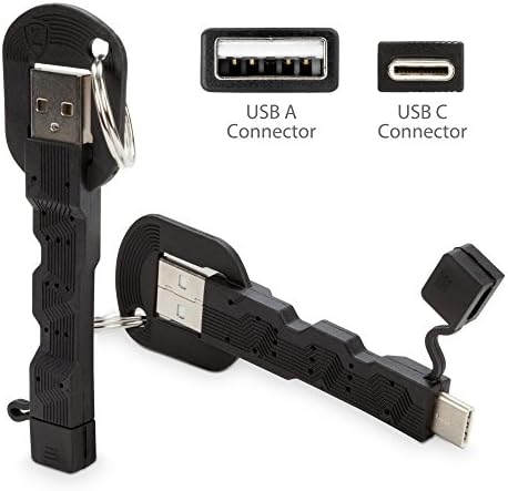 Sony Walkman ile Uyumlu BoxWave Kablosu (NW-A306) - USB Tip-C Anahtarlık Şarj Cihazı, Anahtarlık 3.1 Tip C Sony Walkman