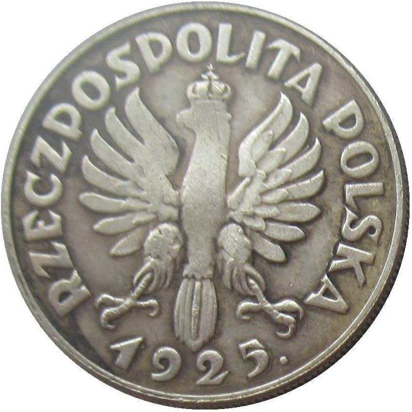 Gümüş Dolar Lehçe 2 Zlotisi 1925 Yabancı Kopya hatıra parası