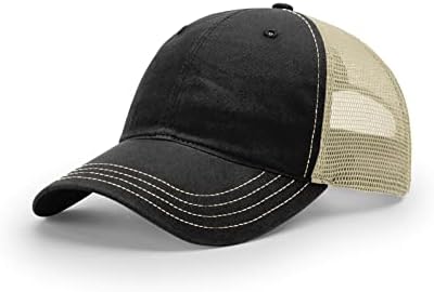RİCHARDSON 111 Konfeksiyon Yıkanmış Kamyoncu Boş Beyzbol Şapkası OSFA ŞAPKA