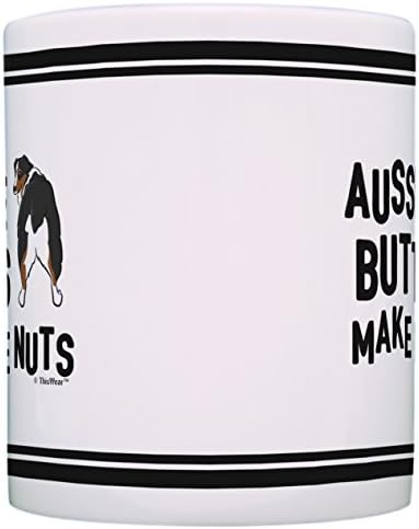 ThisWear Avustralya Çoban Kupa Aussie Butts Beni Fındık Komik Avustralya Çoban Sevgilisi Hediye Kahve Kupa çay bardağı