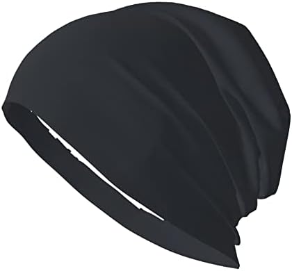 Hımbıl bere Şapka Erkekler için Siyah Erkek Kasketleri Kafatası Kap Kış Sıcak Örgü Kayak Şapkaları Gece Uyku Kap