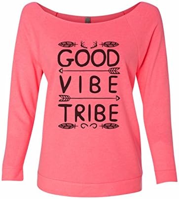 Trendy Yoga moda tişörtü iyi Vibe kabile Royaltee egzersiz gömlek